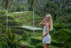 Ubud: Photography Private Tour Rice Terrace Waterfall Swing
