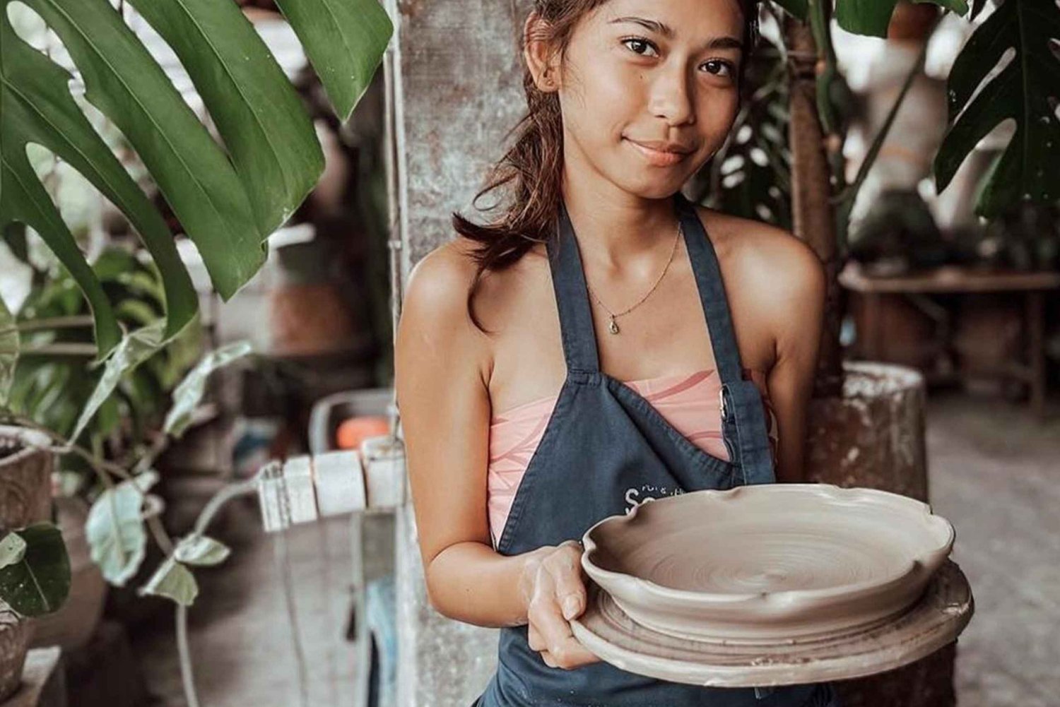 Ubud: Experiencia de clase de torno de alfarero.