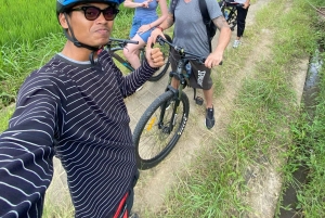 Ubud : PRIVATE Bike Tour inside Rice Field Ubud Countryside