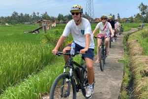 Ubud : PRIVATE Bike Tour inside Rice Field Ubud Countryside