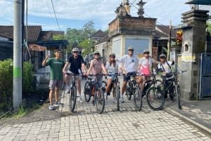 Ubud: PRIVATE E-bike Tour inside Rice Field with meal & pool