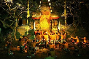 Ubud: excursão noturna privada com apresentação de dança Legong