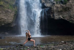 Ubud: Privat halvdagsutflykt med risterrass och vattenfall