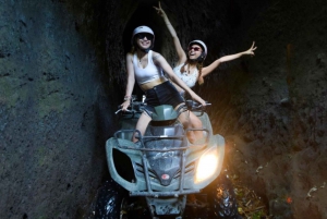 Ubud: Quad ATV Waterfalls & Barong Caves