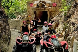 Ubud: Quad ATV Waterfalls & Barong Caves