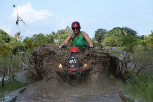 Ubud : Quad à travers la rivière, les rizières et les chutes d'eau.