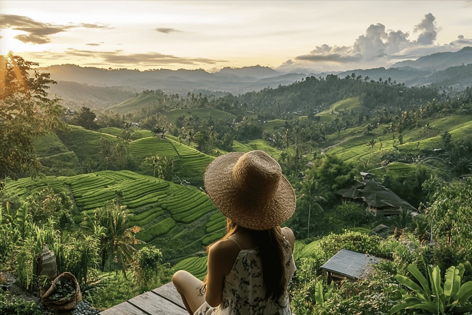 Ubud : Rizière, forêt de singes, cascade Visite privée