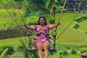 Ubud rice terrace, waterfall, and temple guided trip Bali