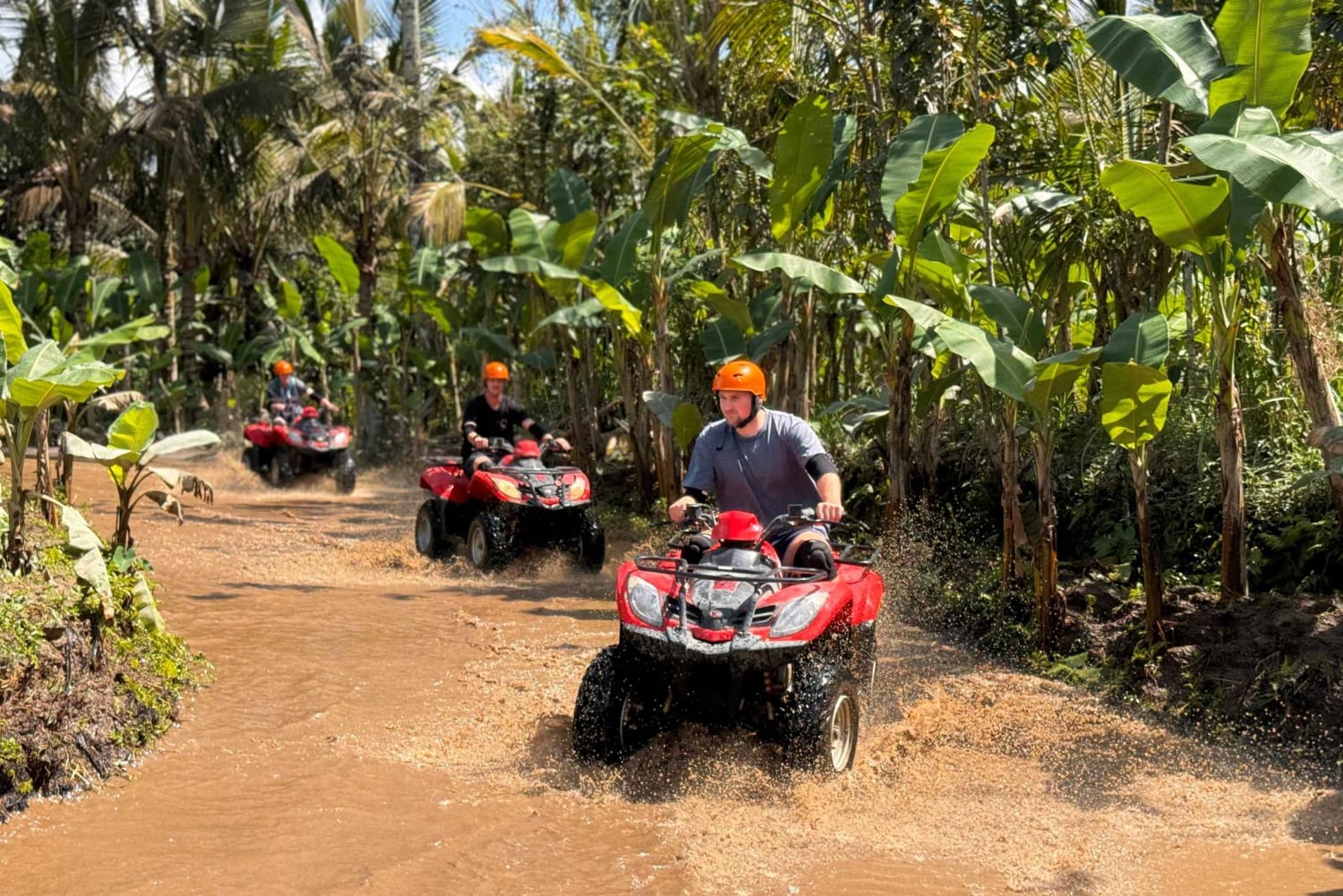 Ubud: River Cave Tubing Adventure & Gorilla ATV Quad Bike