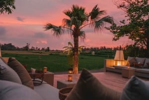 Ubud : dîner romantique au milieu des rizières