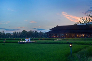 Ubud: Romantic Dinner among the Rice Fields