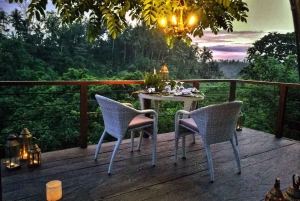 Ubud: Romantic Dinner on a Forest Tree Deck