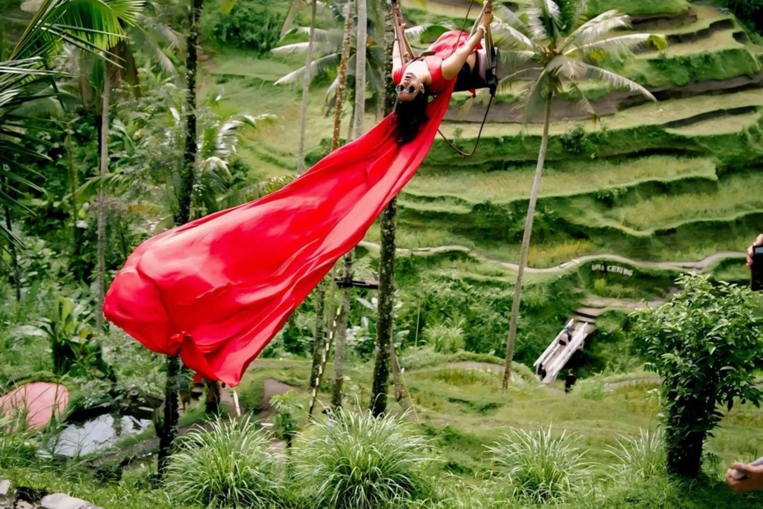Ubud: Secret Waterfalls and Jungle Swing Private Tour