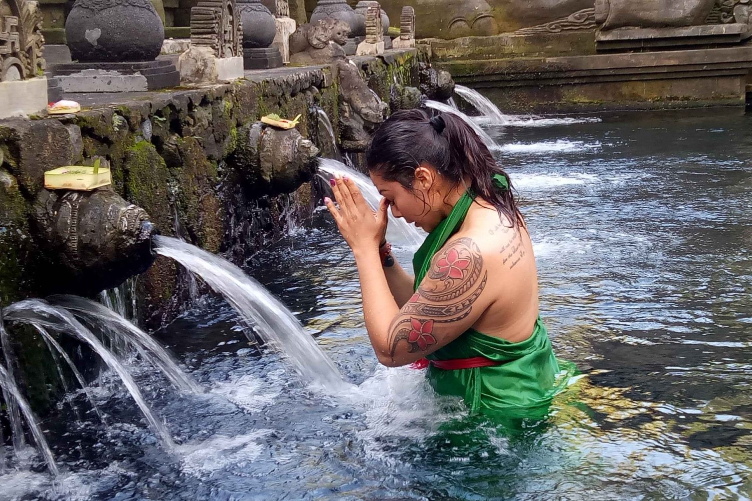 Ubud: Tour privato delle Terrazze di Riso, del Tempio dell'Acqua e delle Cascate