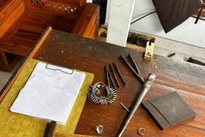 Ubud: Silversmideskurs och kvällstur med eldflugor