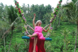 Ubud: Sky Bike Adventure, Swing & Rice Terrace with Transfer