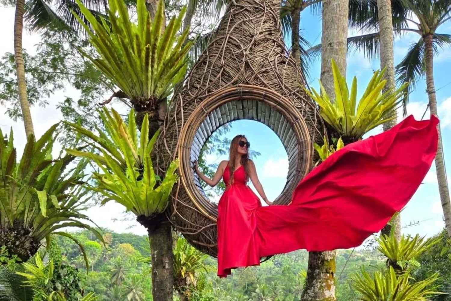 Ubud: Swing Heaven com almoço e boa vista