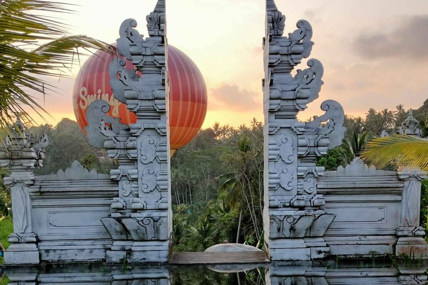 Ubud Swing, Zipline, vattenfall och konstby