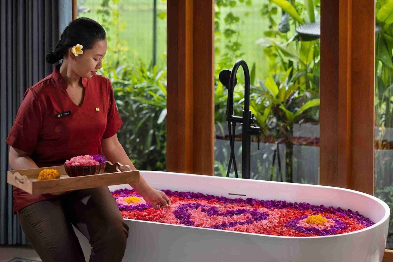 Ubud: Tejas Inara Alas Harum Spa Massagem e banho de flores