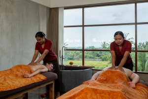 Ubud: masaje Emana Akatara en Tejas Spa con vistas a los arrozales