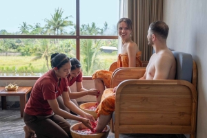 Ubud: masaje Emana Akatara en Tejas Spa con vistas a los arrozales
