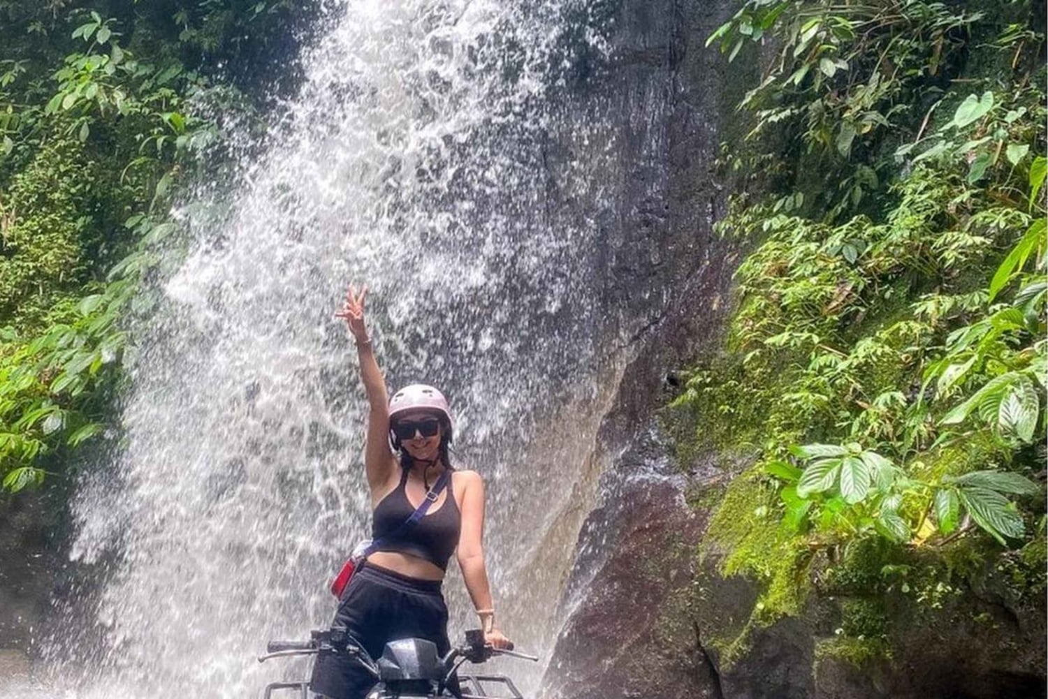 Ubud Temple Run: Jungle ATV Under Waterfall & Tunnel in Bali