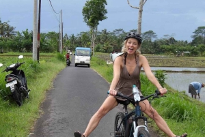 Ubud: Tirta Empulin temppeli sähköpyörällä, lounas
