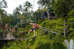 Ubud Tour: Monkey Forest, Water Temple & Jungle Club Fun Day