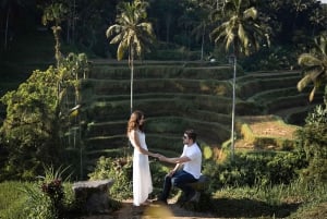 Ubud: Tur med profesjonell fotografering med redigerte bilder