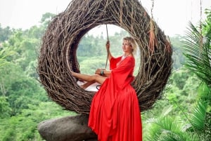 Ubud: Tur med profesjonell fotografering med redigerte bilder