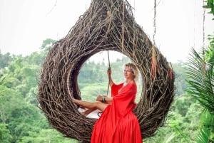 Ubud: Tur med profesjonell fotografering med redigerte bilder