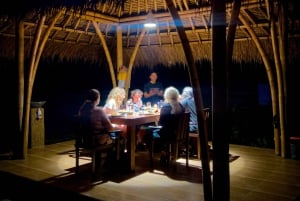 Ubud: Village Firefly Avondtour met Diner