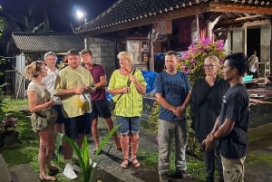 Ubud: Village Firefly Night Tour with Dinner