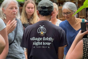 Ubud: Village Firefly Night Tour with Dinner