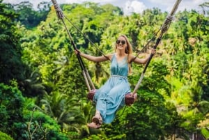 Ubud: Waterfall, Rice Terraces & Monkey Forest Private Tour