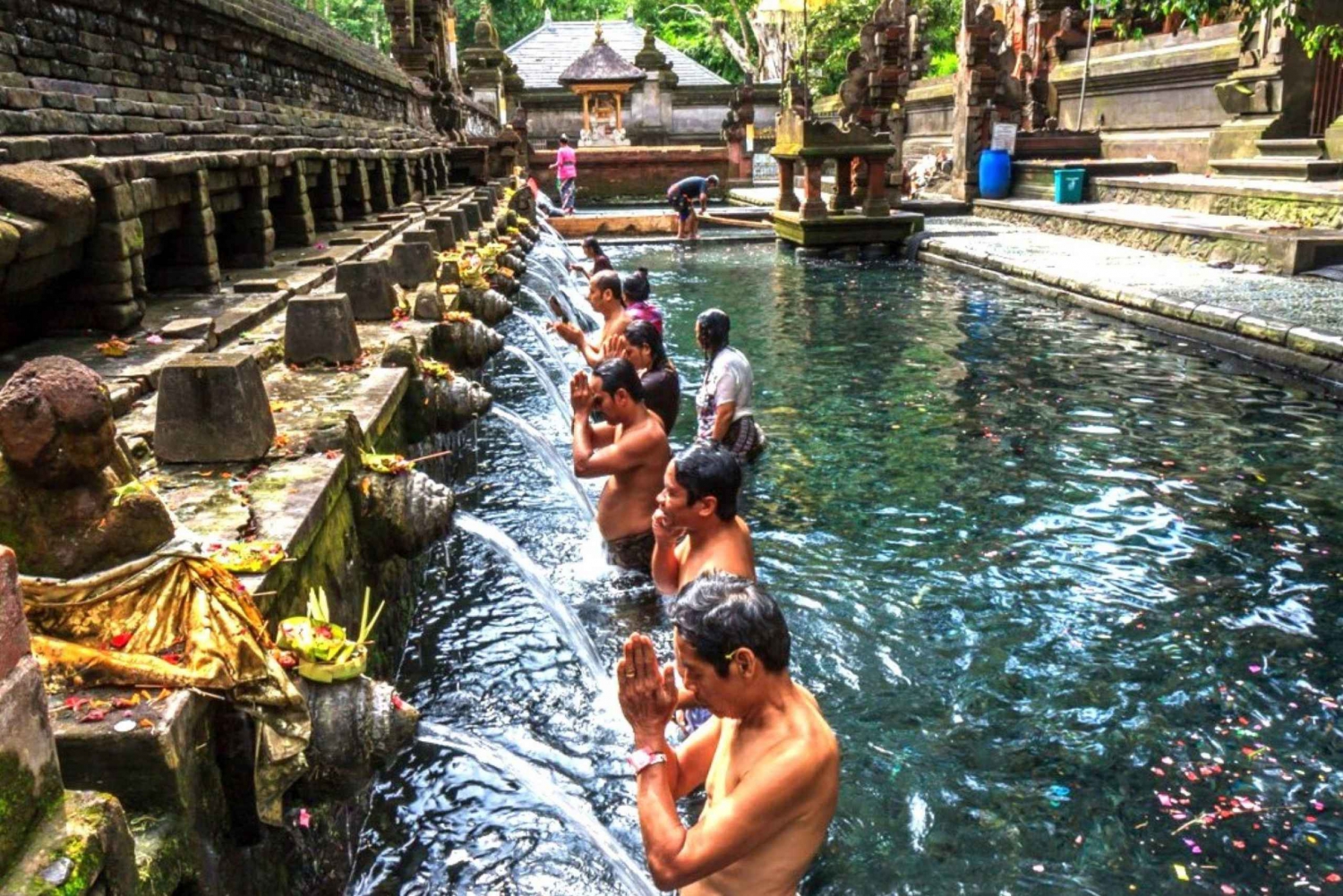 Ubud Wasserfall, Tegalalang Reisterrasse & Tirta empul Tempel