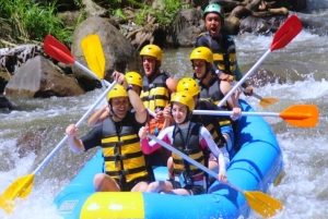Ubud: Zip-line Avontuur, Rivier Raften & Rijstterrassen Tour