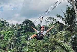 Ubud: Zip-Line, Sacred Temple, and Monkey Forest Tour