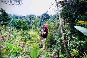 Ubud: Zip-Line, Sacred Temple, and Monkey Forest Tour