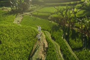 Wanderlust fødselsdagsfoto og -video med drone og redigering