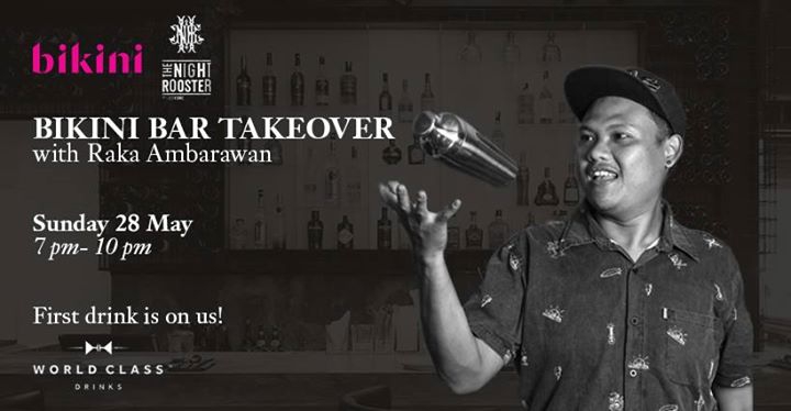 Bikini Bar Takeover: Arey Barker x Raka Ambarawan