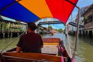 1 Hr Private Bangkok Canal Boat Tour: Traditional Flat Boat