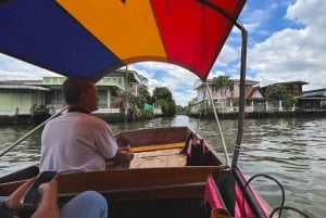 1 Hr Private Bangkok Canal Boat Tour: Traditional Flat Boat