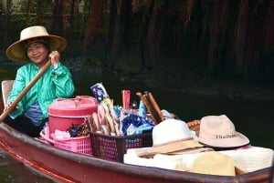 1 Hr Private Bangkok Canal Boat Tour: Traditional Flat Boat