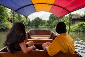 1 Hr Tour Privado en Barco por los Canales de Bangkok: Barco Tradicional