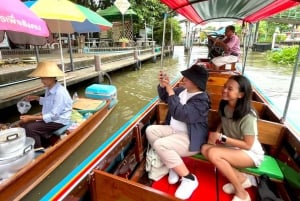 2 horas de tour privado en barco por los canales de Bangkok: Barco Tradicional