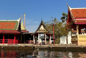 2 horas de tour privado en barco por los canales de Bangkok: Barco Tradicional