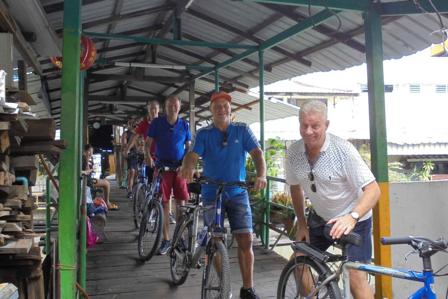 Erstaunliche Tagestour durch Bangkok mit dem Fahrrad und Mittagessen