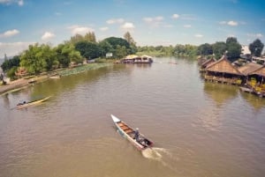 Amazing Boat Trip River Kwai and Erawan Falls Full Day Tour