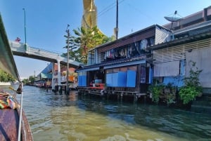 Hop-On/Hop-Off-Tour durch die Kanäle von Bangkok mit Besuch des Künstlerhauses